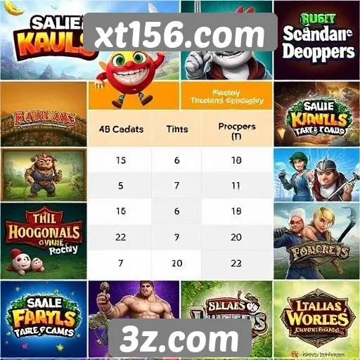 comparação de jogos populares disponíveis no xt156.com