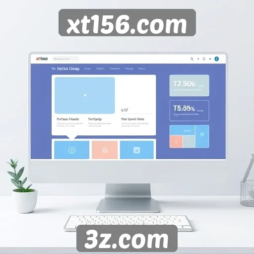 Análise da interface do usuário no xt156.com